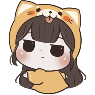 Sticker from baby chubby girl ft. meow @darkestlace