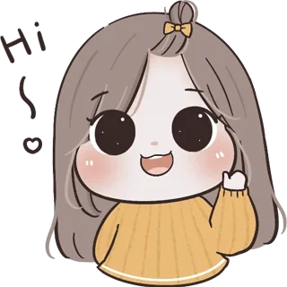 🩰 emoji baby chubby girl 5 — @darkestlace Telegram sticker 1 of 40