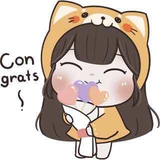 Sticker from baby chubby girl ft. meow @darkestlace
