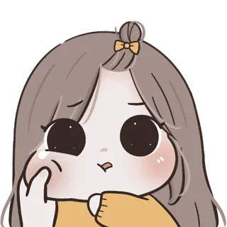 🩰 emoji baby chubby girl 5 — @darkestlace Telegram sticker 10 of 40