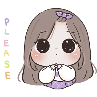 Sticker from baby chubby girl 6 — @darkestlace、
