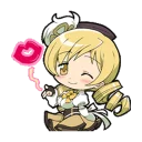 Sticker from Puella Magi Mami Magica