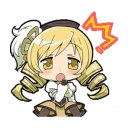 Sticker from Puella Magi Mami Magica