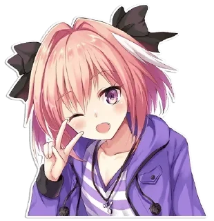 ✌️ emoji ~𝐀𝐫𝐢𝐚~'s Sticker Vol.1 Telegram sticker 5 of 120