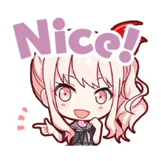 😊 emoji mizuki akiyama Telegram sticker 10 of 17