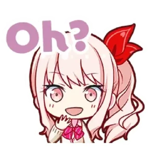 😊 emoji mizuki akiyama Telegram sticker 8 of 17