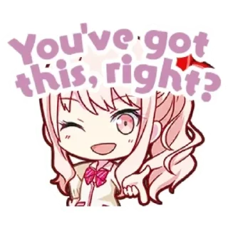 😊 emoji mizuki akiyama Telegram sticker 5 of 17