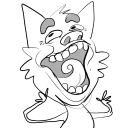 😜 emoji allosaurex dribble bits Telegram sticker 7 of 89