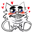 😍 emoji allosaurex dribble bits Telegram sticker 13 of 89