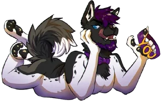 Sticker from Kyo Akita