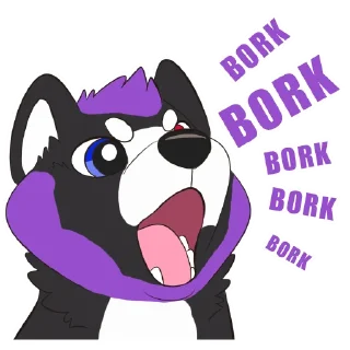 Sticker from Kyo Akita