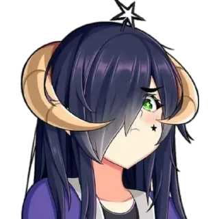 🙂 emoji ᴘᴜᴄʜᴇʀᴏ ᴀɴɪᴍᴇ ɢɪʀʟ Telegram sticker 14 of 28