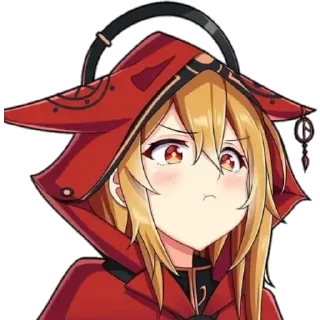 🙂 emoji ᴘᴜᴄʜᴇʀᴏ ᴀɴɪᴍᴇ ɢɪʀʟ Telegram sticker 13 of 28