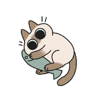 😊 emoji 打工人小豆泥 (暹羅貓小豆泥) @kal_pc Telegram sticker 9 of 16