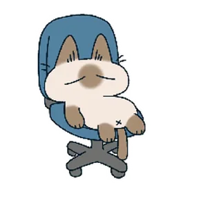 😊 emoji 打工人小豆泥 (暹羅貓小豆泥) @kal_pc Telegram sticker 13 of 16