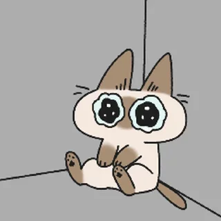 😊 emoji 打工人小豆泥 (暹羅貓小豆泥) @kal_pc Telegram sticker 14 of 16