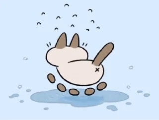 😊 emoji 暹羅貓小豆泥 (2) @kal_pc Telegram sticker 12 of 50