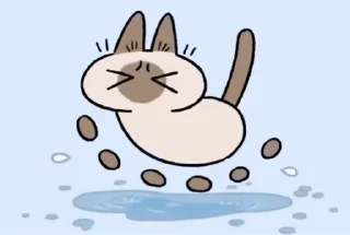 😊 emoji 暹羅貓小豆泥 (2) @kal_pc Telegram sticker 11 of 50
