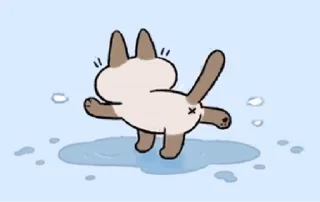 😊 emoji 暹羅貓小豆泥 (2) @kal_pc Telegram sticker 10 of 50