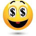 🤑 emoji Very Emoticons Telegram sticker 1 of 64
