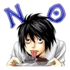 Sticker from @its_silence (Death Note🍎)