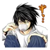Sticker from @its_silence (Death Note🍎)