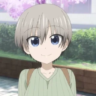 🙂 emoji Uzaki-Chan Stickers by @Valitettava Telegram sticker 1 of 22