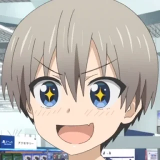 🤩 emoji Uzaki-Chan Stickers by @Valitettava Telegram sticker 4 of 22