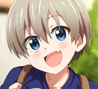 😃 emoji Uzaki-Chan Stickers by @Valitettava Telegram sticker 13 of 22