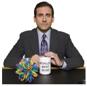 Sticker from Michael Gary Scott