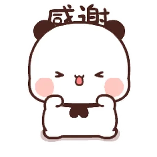 Sticker from 熊貓一二 daily 102 @kal_pc