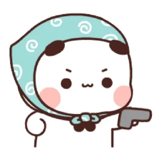 😊 emoji 熊貓一二 cosplay 48@kal_pc Telegram sticker 7 of 24