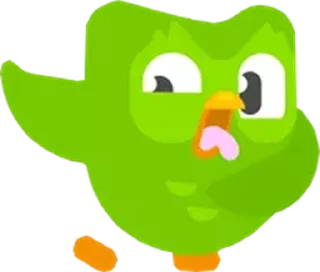 Sticker from Duolingo