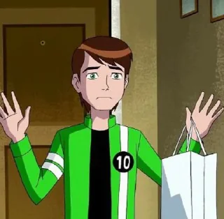 💚 emoji Ben 10 Telegram sticker 14 of 100