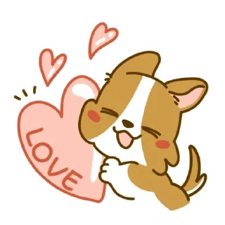 😊 emoji Lazy Corgi - Animated Telegram sticker 13 of 30