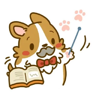 😊 emoji Lazy Corgi - Animated Telegram sticker 18 of 30
