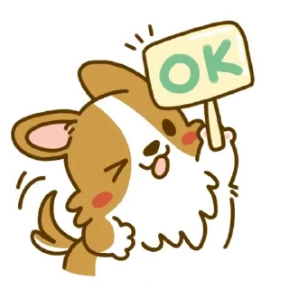 😊 emoji Lazy Corgi - Animated Telegram sticker 7 of 30