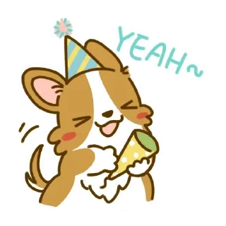 😊 emoji Lazy Corgi - Animated Telegram sticker 9 of 30