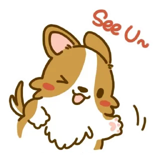 😊 emoji Lazy Corgi - Animated Telegram sticker 6 of 30