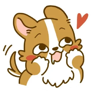 😊 emoji Lazy Corgi - Animated Telegram sticker 17 of 30