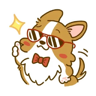 😊 emoji Lazy Corgi - Animated Telegram sticker 12 of 30