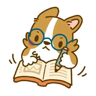 😊 emoji Lazy Corgi - Animated Telegram sticker 19 of 30