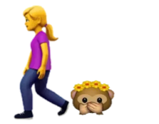 🚶‍♀ emoji ꦿꦷ🌸ʜαᴛєᴢɪηʜα єຕᴏᴊɪ  ꦿꦷ🌸 @Pequenahate Telegram sticker 6 of 120