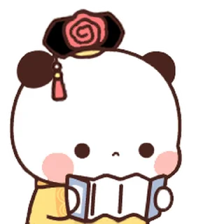 😊 emoji 一二第13彈 反轉版 (熊貓一二) @kal_pc Telegram sticker 14 of 24