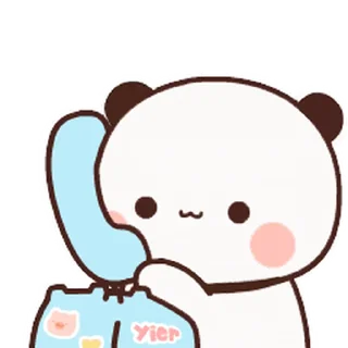 😊 emoji 一二第13彈 反轉版 (熊貓一二) @kal_pc Telegram sticker 23 of 24