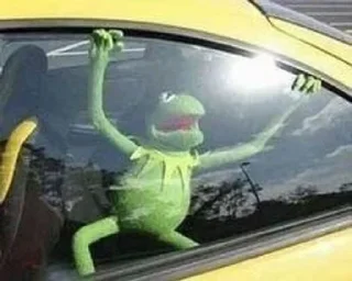 🌟 emoji Kermit for life Telegram sticker 8 of 63