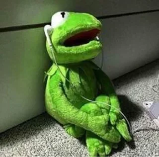 🌟 emoji Kermit for life Telegram sticker 10 of 63
