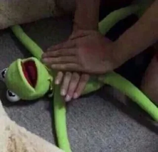 🌟 emoji Kermit for life Telegram sticker 14 of 63