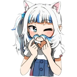 😽 emoji Gura by MonyDestructiva Telegram sticker 13 of 120