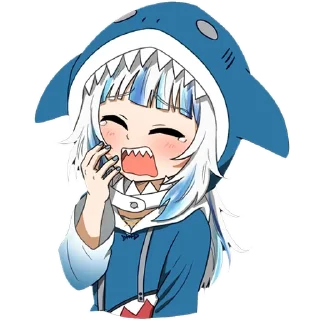 🥱 emoji Gura by MonyDestructiva Telegram sticker 15 of 120